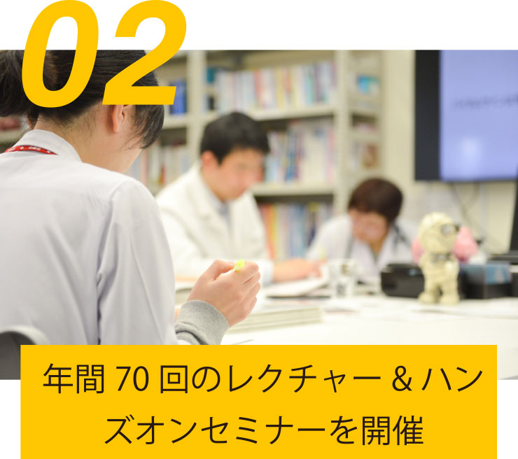 02 年間70回のレクチャー&ハンズオンセミナーを開催